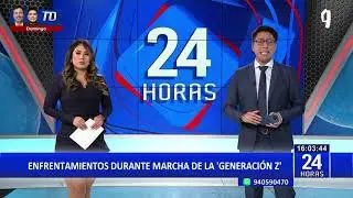 &iexcl;Marcha pac&iacute;fica de la Generaci&oacute;n Z llega a la avenida Abancay! (1/2)