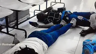 La press an d&egrave;y. Bandit touy&eacute; journalist. policier victim. Haiti peyi special.