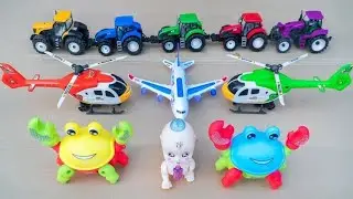 Gadi wala cartoon | toy helicopter video tractor jcb dumper truck | train toy set airplane #cartoon