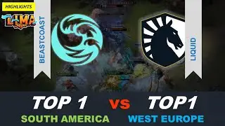 Overrated Top 1 South America vs Top 1 West Europe - Beastcost vs Liquid - Dota 2 Lima Major