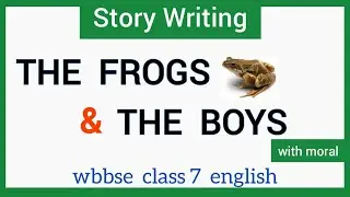 the boys and the frogs story | the frog and the naughty boy story in english| boy and frogs story