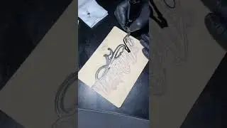 Tattoo Lettering Time Lapse