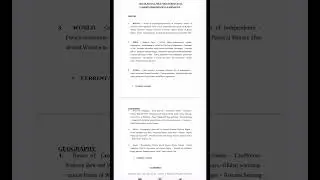 Degree level Prelims Syllabus