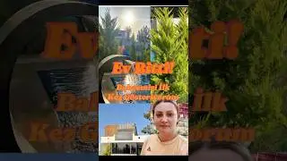 Ev Bitti! Bah&ccedil;emizi İlk Kez G&ouml;steriyorum 🌿 Bir sonraki vlog'da tam s&uuml;r&uuml;m стройка окончена🏠