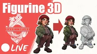 Création de Figurine 3D pour Talespire-Gogots'Live#183