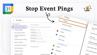 How to turn off notifications from Google Calendar