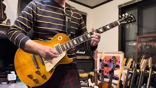 本日の浜本ギター🎸はLes PaulのフロントP.Uのみで弾きました♪ #Gibson #LUNASTONE #MIYAKO #EVH #LesPaul #Fender #LOVEBITES