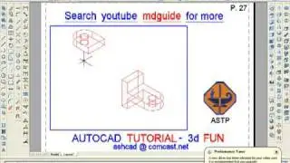 Tutorial 27 autocad 2d 3d, Online Tutoring is Available