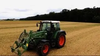 Rapsstoppel mulchen mit Fendt 411 Farmer und Sauerburger