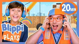 Inside the New Blippi Mobile App! | BEST OF BLIPPI PLAYS | Roblox Gaming Videos for Kids