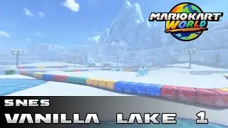 SNES Vanilla Lake 1 - Mario Kart World