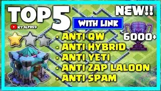Th13 anti 2-star legend league base with link || Top 5 ! Coc Legend bases 2020
