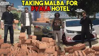 TREVOR AND USTAAD BUYING BRICKS FOR PYALA HOTEL | ALTIS GRANDE X | REAL LIFE MOD | GTA 5 PAKISTAN