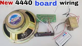 new 4440 ic board full wiring,4440 transformer connection, 4440 ic amplifier, 4440 ic board,4440 ic