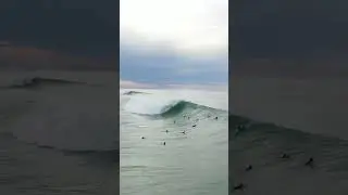 Line up basque Gu&eacute;thary🪩 #surfdrone #surf #bigswell #mavicpro #shorts #shortsvideo #biarritz