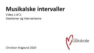 Musikalske intervaller 1