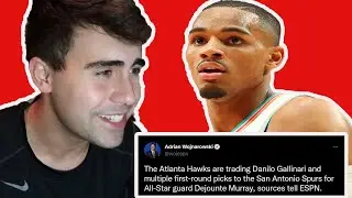 Reacting to Dejounte Murray TRADED to the Hawks for THREE 1st Round Picks!