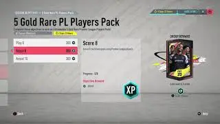 5 Gold Rare PL Players Pack Objectives FIFA 20