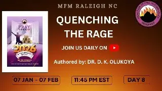 QUENCHING THE RAGE (DAY 7) | MFM RALEIGH NORTH CAROLINA | 01-13-2026