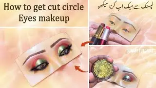 Cut-Crease Circle Eye Makeup for Beginners | Dummy Practice Tutorial @Mahrozmakeup 