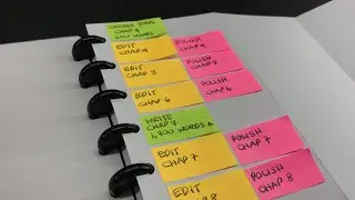 I made a kanban board for my discbound planner
