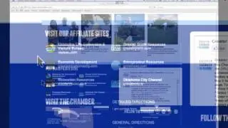 www.okcchamber.com - How to Use the Interactive Footer