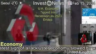 [Latest]U.K. Economy Tipped Into Recession as 2023 Ended