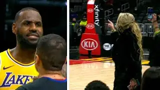 LeBron James Says &lsquo;Courtside Karen&rsquo; Ejection Was Unnecessary