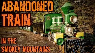 Abandoned Amusement Park Train, Ghost Town in the Sky August 2020