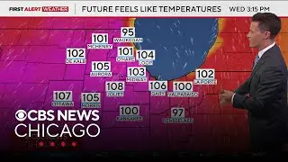 Chicago weather: Heat advisory in effect, heat index over 100 Wednesday