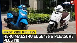 Hero Maestro Edge 125, Pleasure Plus 110 First Ride Review
