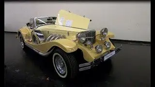 Gatsby Roadster Cabrio V8 Ford Cobra engine 1985 replica convertible classic car walkaround W1415