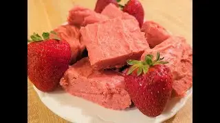 Strawberry Fudge Recipe 🍓|🍓 With Sweetened Condensed Milk and Freeze Dried Strawberries