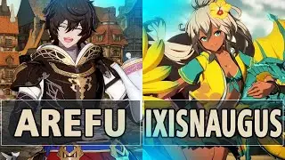 GBVSR:🔥MF AREFU (Sandalphon) Vs IxisNaugus (Zooey)🔥| High Level Gameplay.