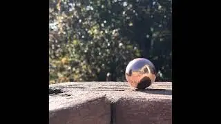 Pure Copper Sphere 1 1 8    for Healing, Decorative Use or Grounding and Alchemical Magic