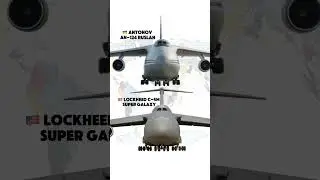 An-124 Ruslan vs C-5M Galaxy: Heavyweight Battle