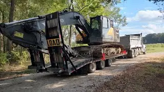 New Driveways And Hauling The Big Machine For The First Time!