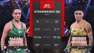 UFC 5 - Алекса Грассо против Джессики Андраде | Дориан Аллен
