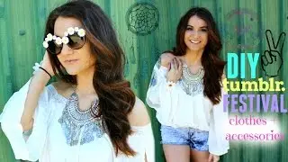 Diy Tumblr Inspired FESTIVAL Clothes + Accessories