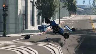 Fast Cars vs Potholes part 2 - BeamNG Drive