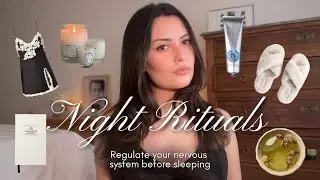🌙Soft night routine tips | calm, feminine habits | regulate your nervous system before sleeping 