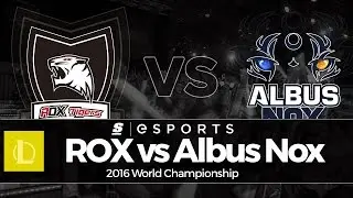 Highlights: ROX vs ANX (Worlds 2016 Day 1)