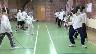 La pratique du sabre au sein du club LUC Escrime