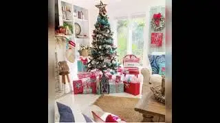 how can decor small living room for Christmas🎄