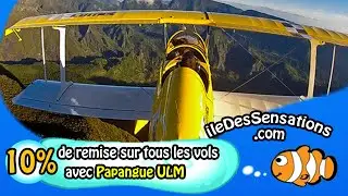 Papangue ULM  et ileDesSensations.com vous font d&eacute;couvrir la R&eacute;union vue du ciel