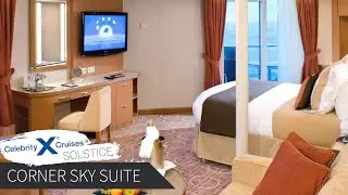 Celebrity Solstice | Corner Sky Suite | Полный обзор и обзор | 4K