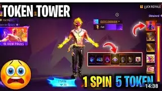 😱😱New Paradox Legendary Bundle🤑Token  Tower 1 Spin 5 Token😱 Garena free fire max#freefire#ff#ffviral