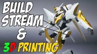 HG Code Geass Lancelot stream + 3D printing (Live 