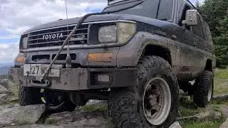 Toyota Land Cruiser 78 (1kz) Rock Climbing offroad 4x4