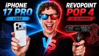 Real 3D Scanner vs iPhone 17 Pro LIDAR Comparison | Revopoint Pop 4!
